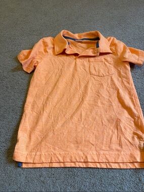 Gymboree Orange Short Sleeve Polo with Chest Pocket